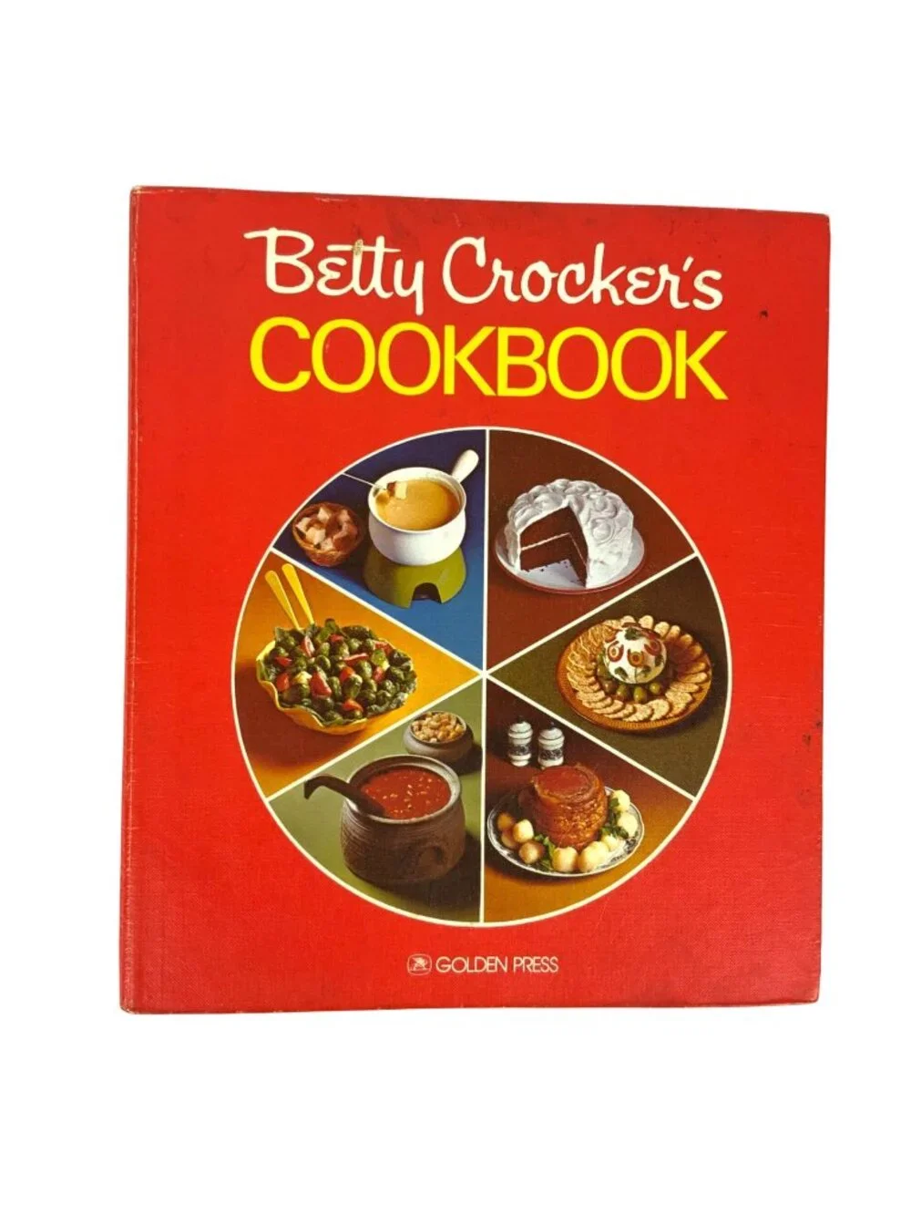 Vintage Betty Crockers Cookbook 1976 Red Pie Cover Ring Binder